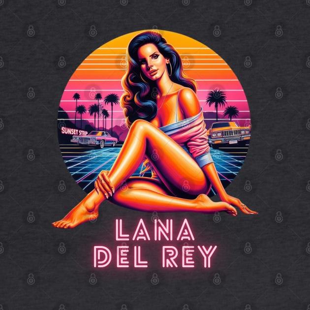 Lana Del Rey - Sunset Strip by Tiger Mountain Design Co.